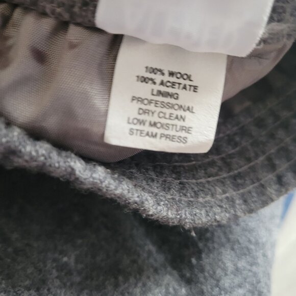 Alfred Dunner Womens Gray Wool Skirt Size 14 - Picture 3 of 4